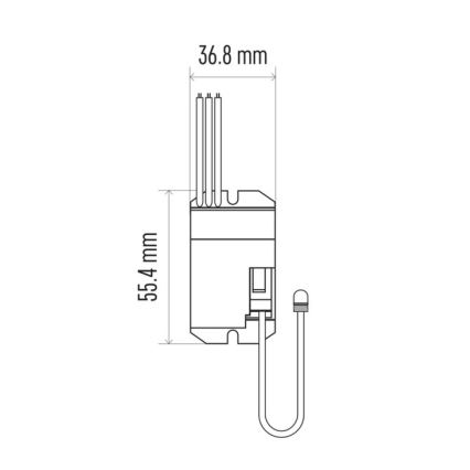 Bevægelsesinfra sensor PIR B 800W / 230V