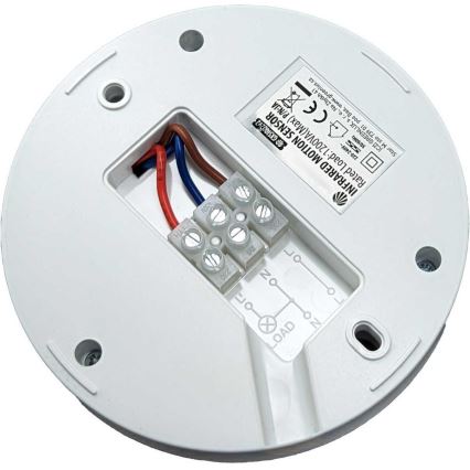 Bevægelsessensor 360° 1200W/230V hvid