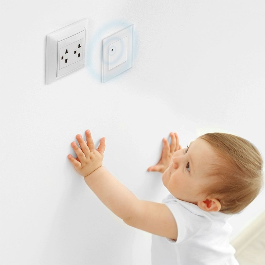 Bevægelsessensor mikrobølge 180° 300W/230V hvid
