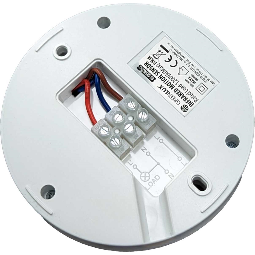 Bevægelsessensor PIR 1200W/230V