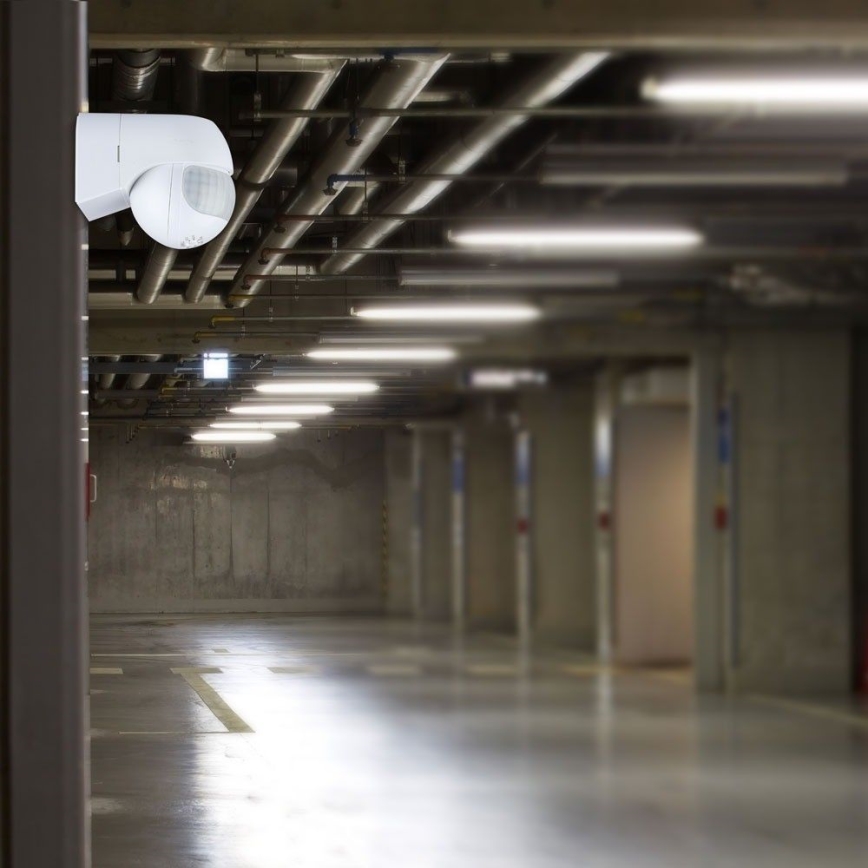 Bevægelsessensor PIR 180° 800W/230V IP44 hvid