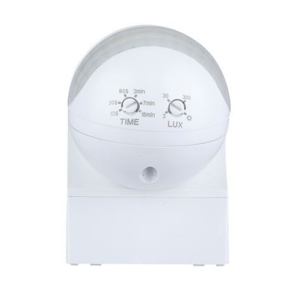 Bevægelsessensor PIR 180° 800W/230V IP44 hvid
