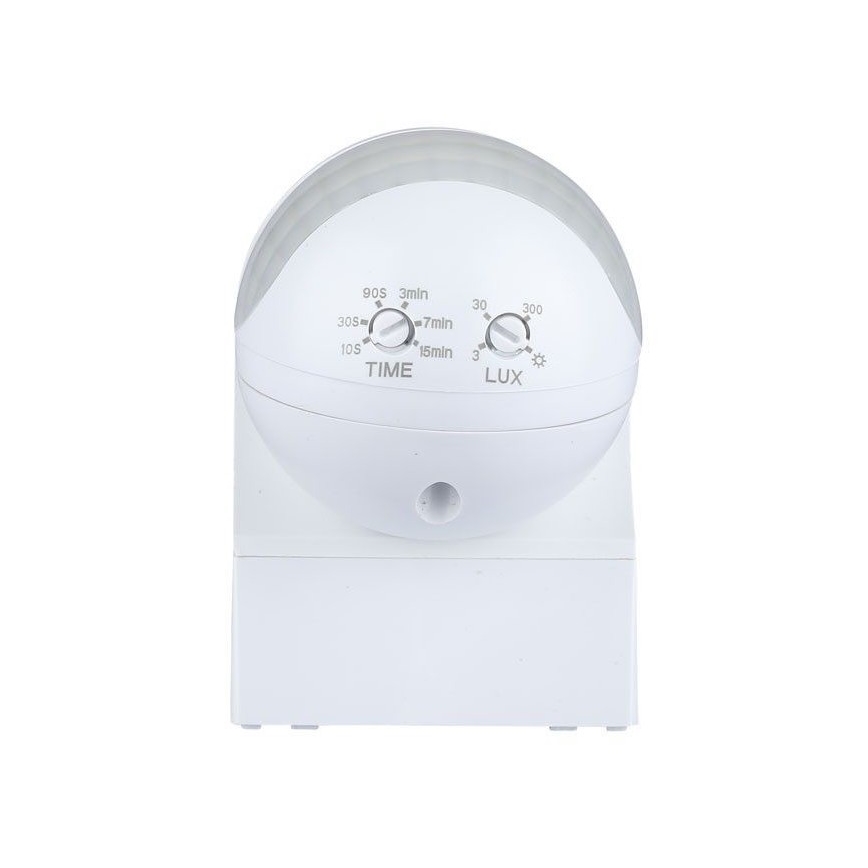 Bevægelsessensor PIR 180° 800W/230V IP44 hvid