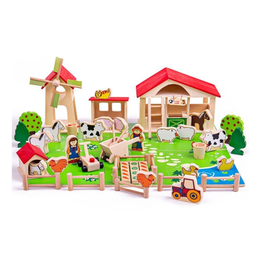 Bigjigs Toys - Bondegård træ