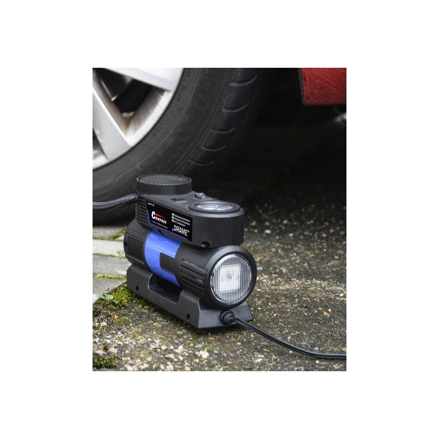 Bilkompressor 12V 35 l/min.