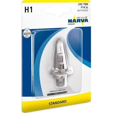 Bilpære H1 P14.5s/70W/24V - Narva 48702NVAB1