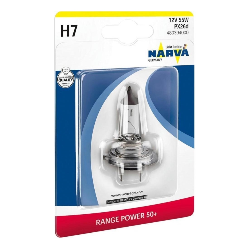 Bilpære H7 PX26d/55W/12V - Narva 48339RPNVAB1