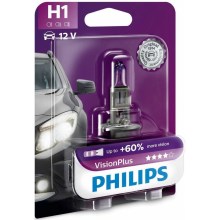 Bilpære Philips VISION PLUS 12258VPB1 H1 P14,5s/55W/12V 3250K