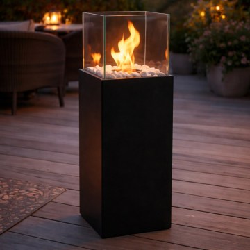 BIO pejs ALICANTE 26,5x80,5 cm 2kW sort