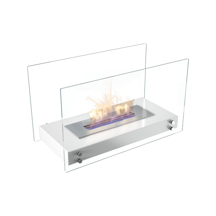 Kratki - BIO pejs 40,2x70 cm 2 kW hvid