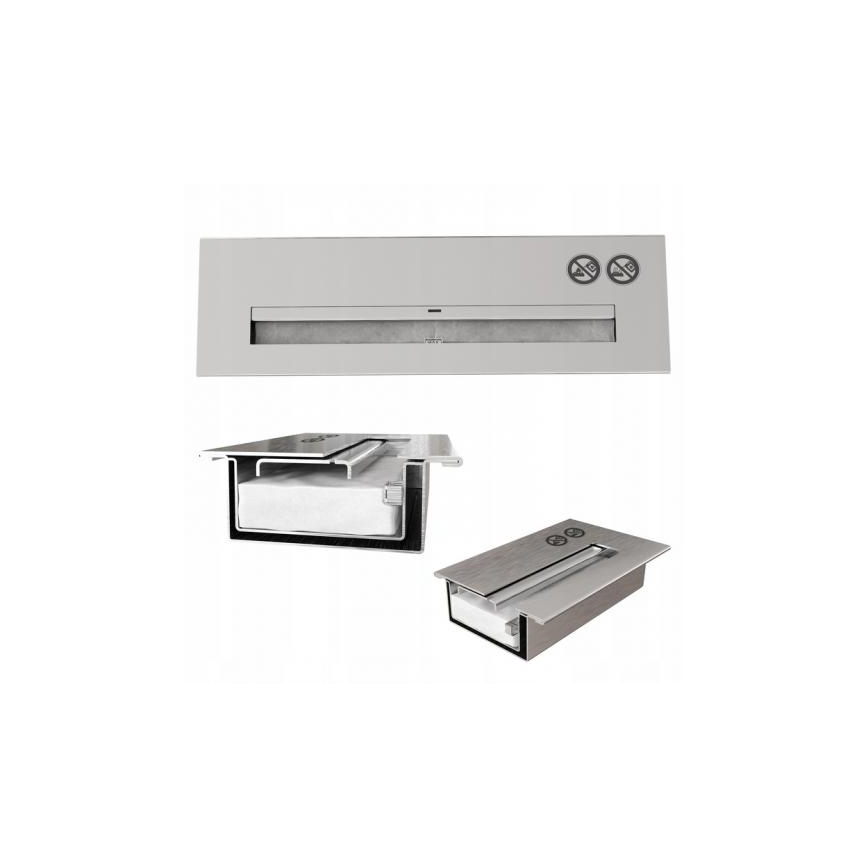 Kratki - BIO pejs 40,2x70 cm 2 kW hvid