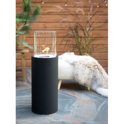 BIO pejs ROMA 26,5x80,5 cm 2kW sort + beskyttelsesdæksel