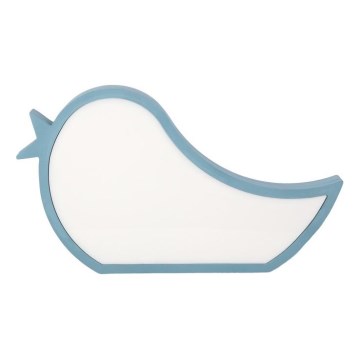 BIRD LED-bordlampe til børn 12W/230V blå