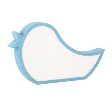 BIRD LED-bordlampe til børn 12W/230V blå