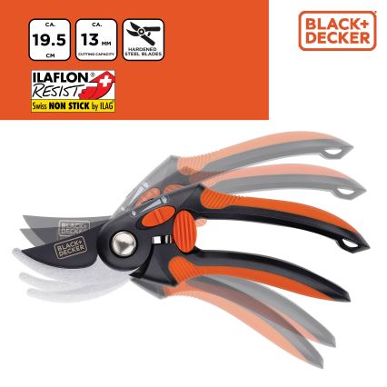 BLACK+DECKER - Havesaks 215 mm