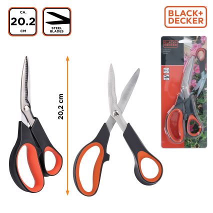 BLACK+DECKER - Havesaks til bomster 202 mm