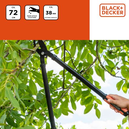 BLACK+DECKER - Hækkesaks 720 mm