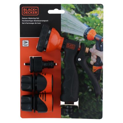 BLACK+DECKER - Vandingspistol med 3 tilslutningsdele