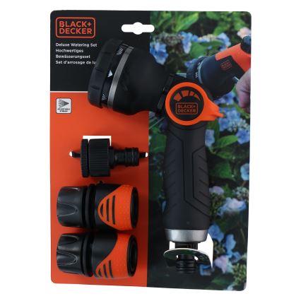 BLACK+DECKER - Vandingspistol med 3 tilslutningsdele