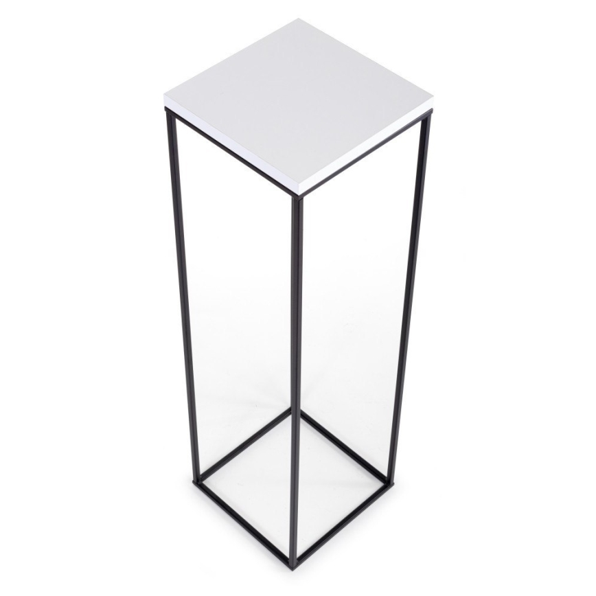 Blomstativ BASICLOFT 80x24 sort/hvid