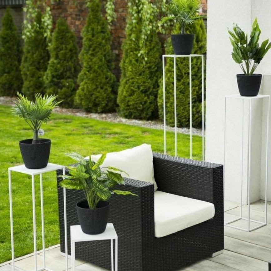 Blomstativ 100x24 cm hvid