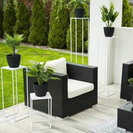 Blomstativ 100x24 cm hvid