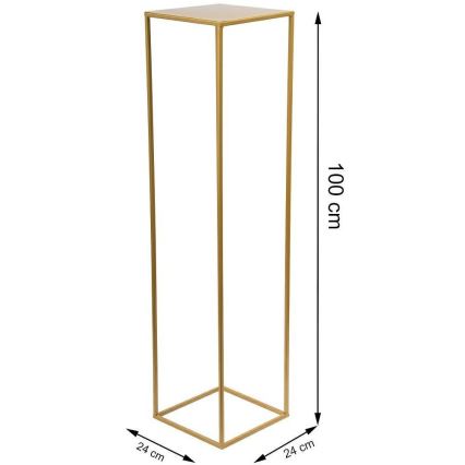 Blomstativ 100x24 cm i guld