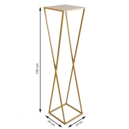 Blomstativ 100x24 guld
