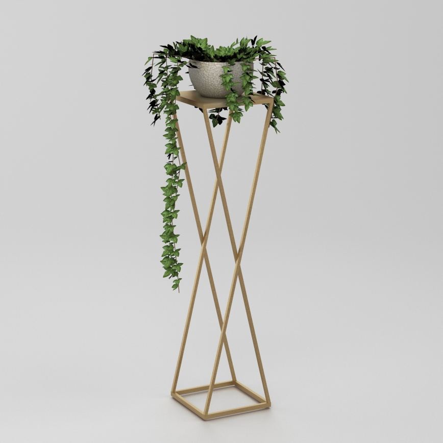 Blomstativ 100x24 cm i guld