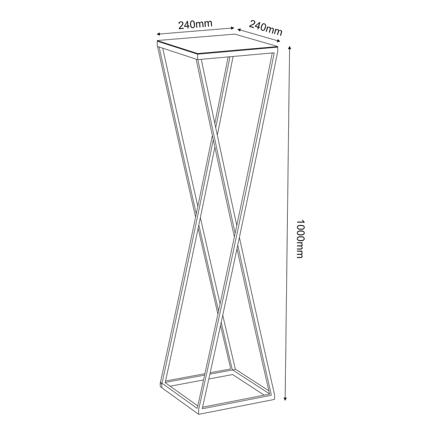 Blomstativ 100x24 cm i guld