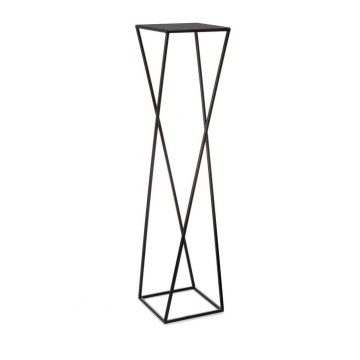 Blomstativ 100x24 cm sort