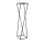 Blomstativ 100x24 cm sort