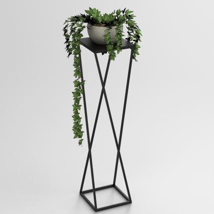 Blomstativ 100x24 cm sort