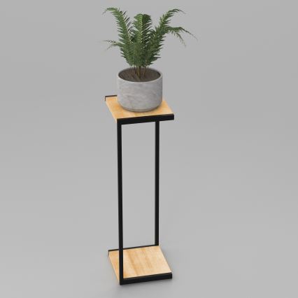 Blomsterstander 100x30x34 cm sort