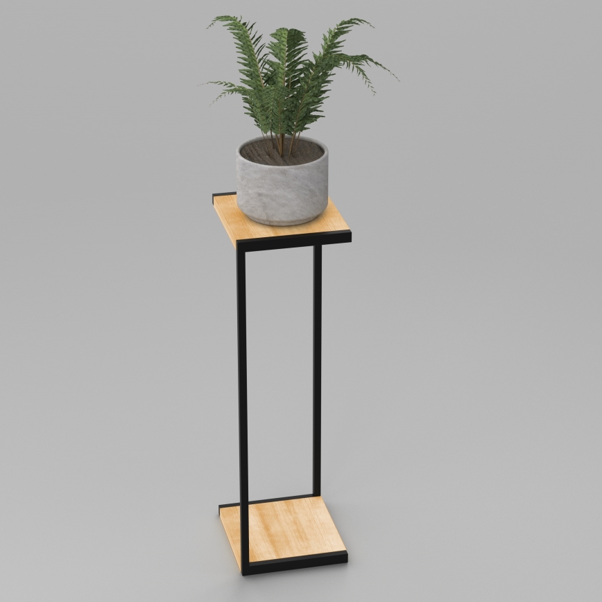 Blomsterstander 100x30x34 cm sort