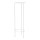 Blomstativ 100x32 cm hvid