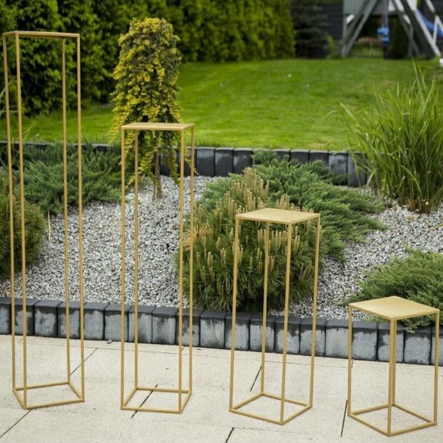 Blomstativ 130x24 cm i guld