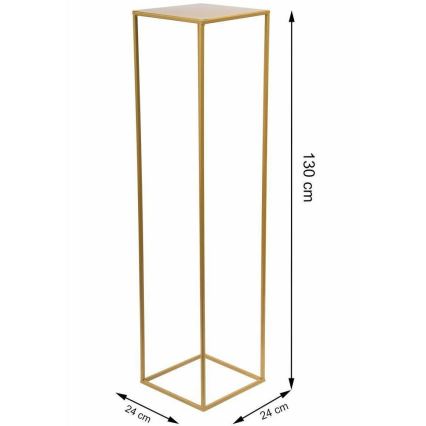 Blomstativ 130x24 cm i guld