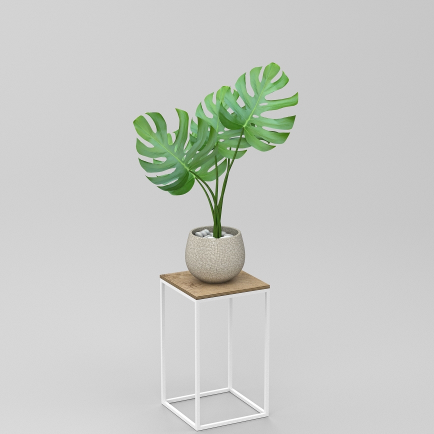 Blomstativ 40x24 cm hvid