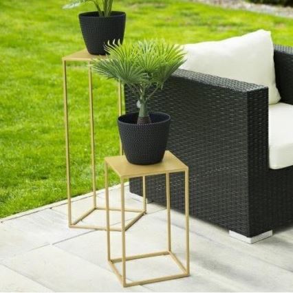 Blomstativ 40x24 cm i guld