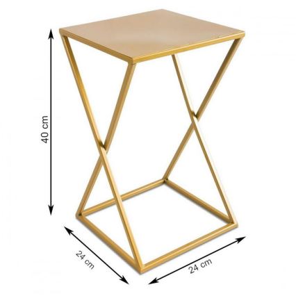 Blomstativ 40x24 guld