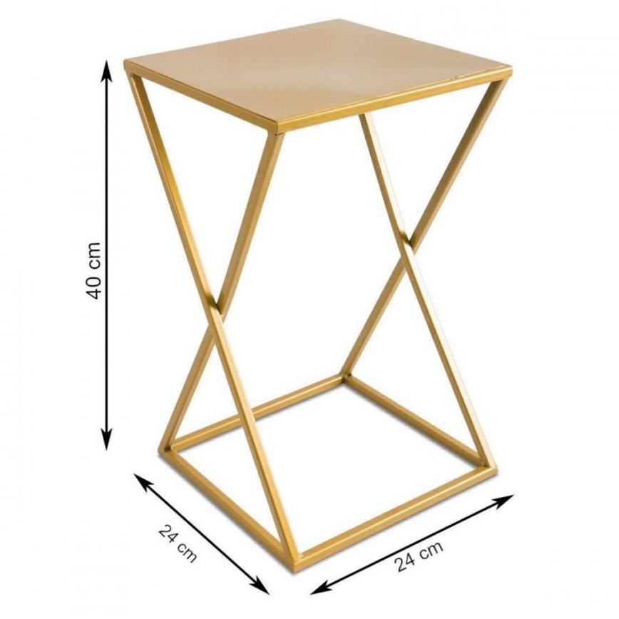 Blomstativ 40x24 guld