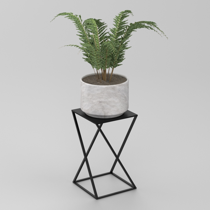 Blomstativ 40x24 cm sort