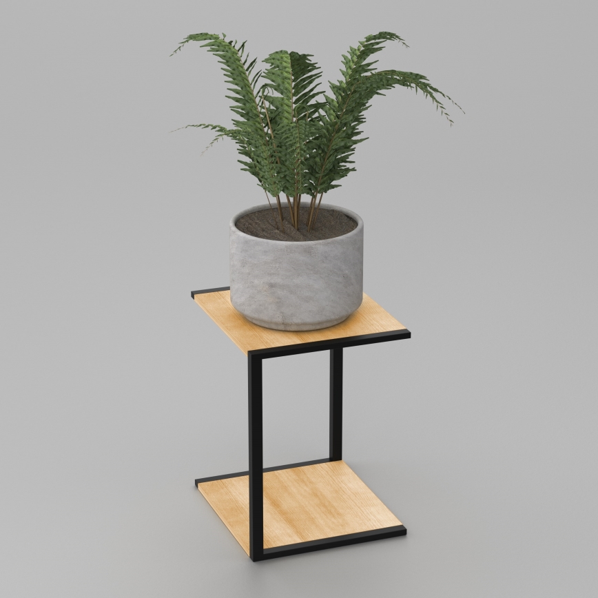 Blomstativ 40x30x34 cm sort