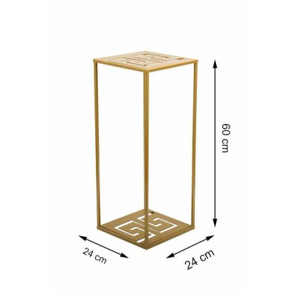Blomstativ 60x24 cm i guld