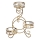 Blomstativ 64x60 cm i guld