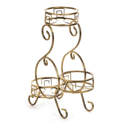 Blomstativ 64x60 cm i guld