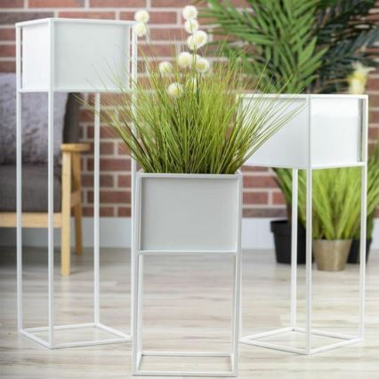 Blomstativ 70x24 cm hvid