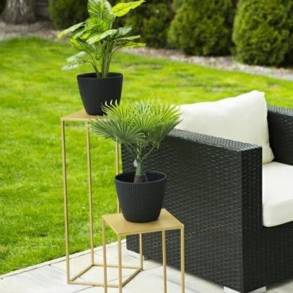 Blomstativ 70x24 cm i guld