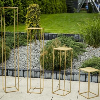 Blomstativ 70x24 cm i guld